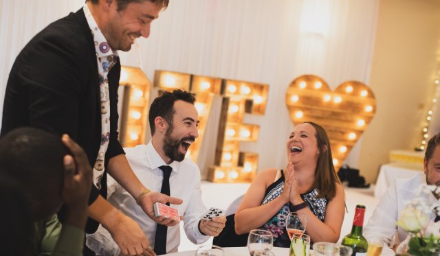 Wedding magic performance